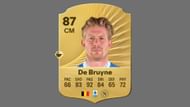 KDB is a top pick with for the best players with Pinged Pass PlayStyle in EA FC 26 (Image via EA Sports)